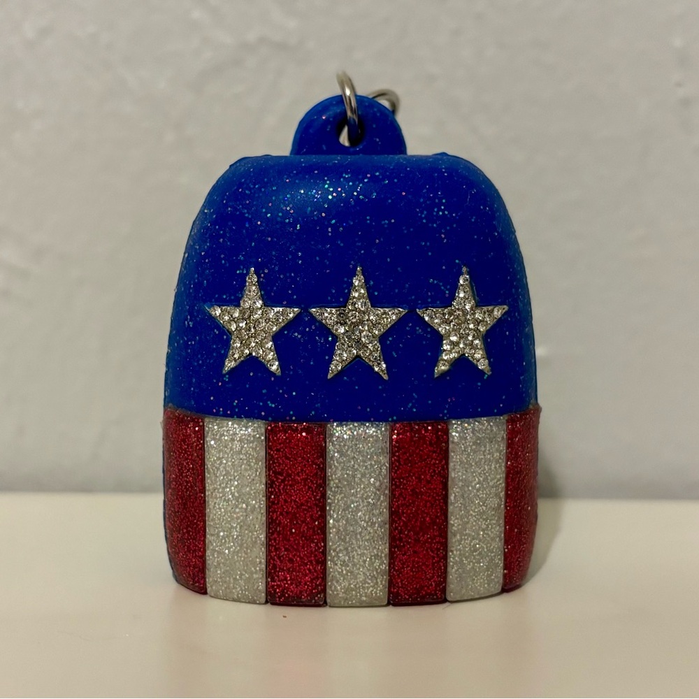 Bath & Body Works Patriot Flag Glitter Red White & Blue Pocketbac Sanitizer